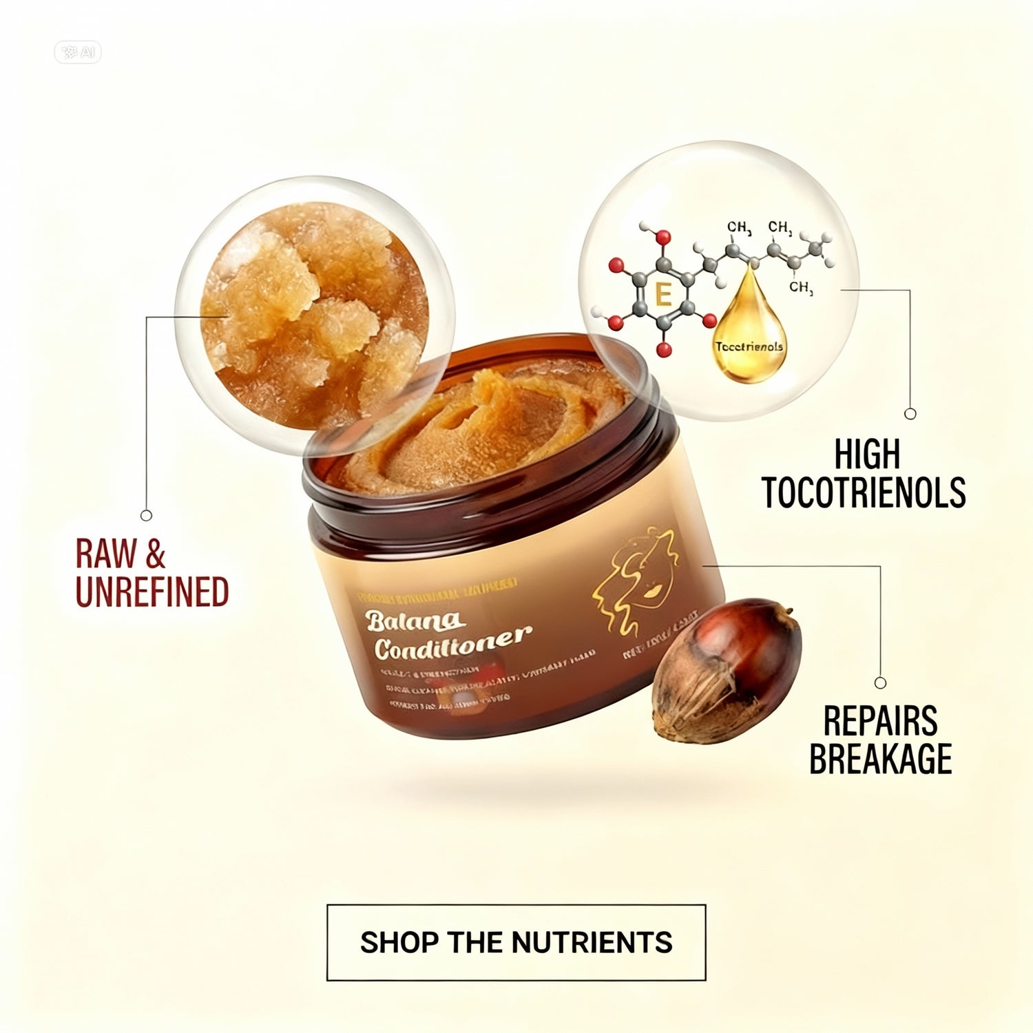 100% Raw Batana Oil (Butter)